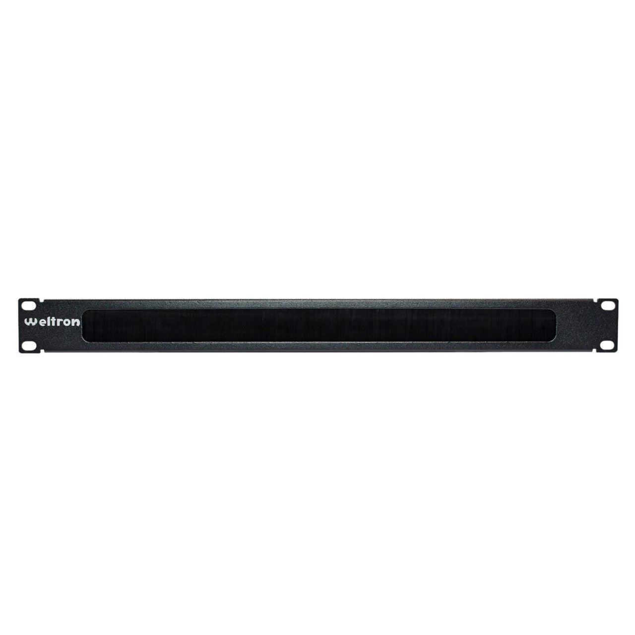 Weltron 1U Brush Panel Black