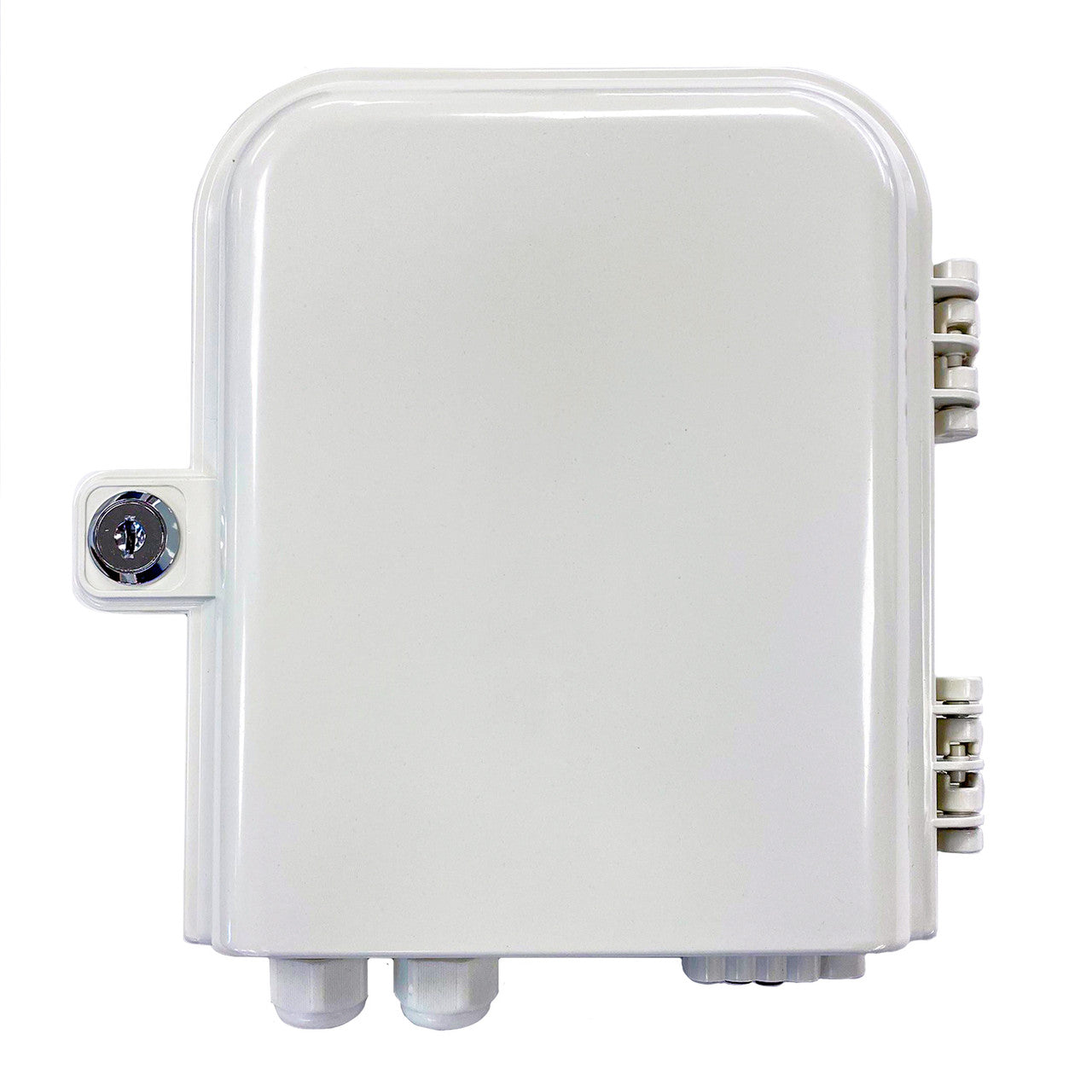 Weltron Wall mount plastic fiber enclosure 8 port with water seal