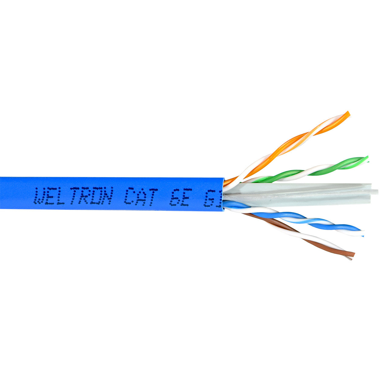 1000FT Blue Category 6 U/UTP 23AWG Solid CMR Bulk Cable