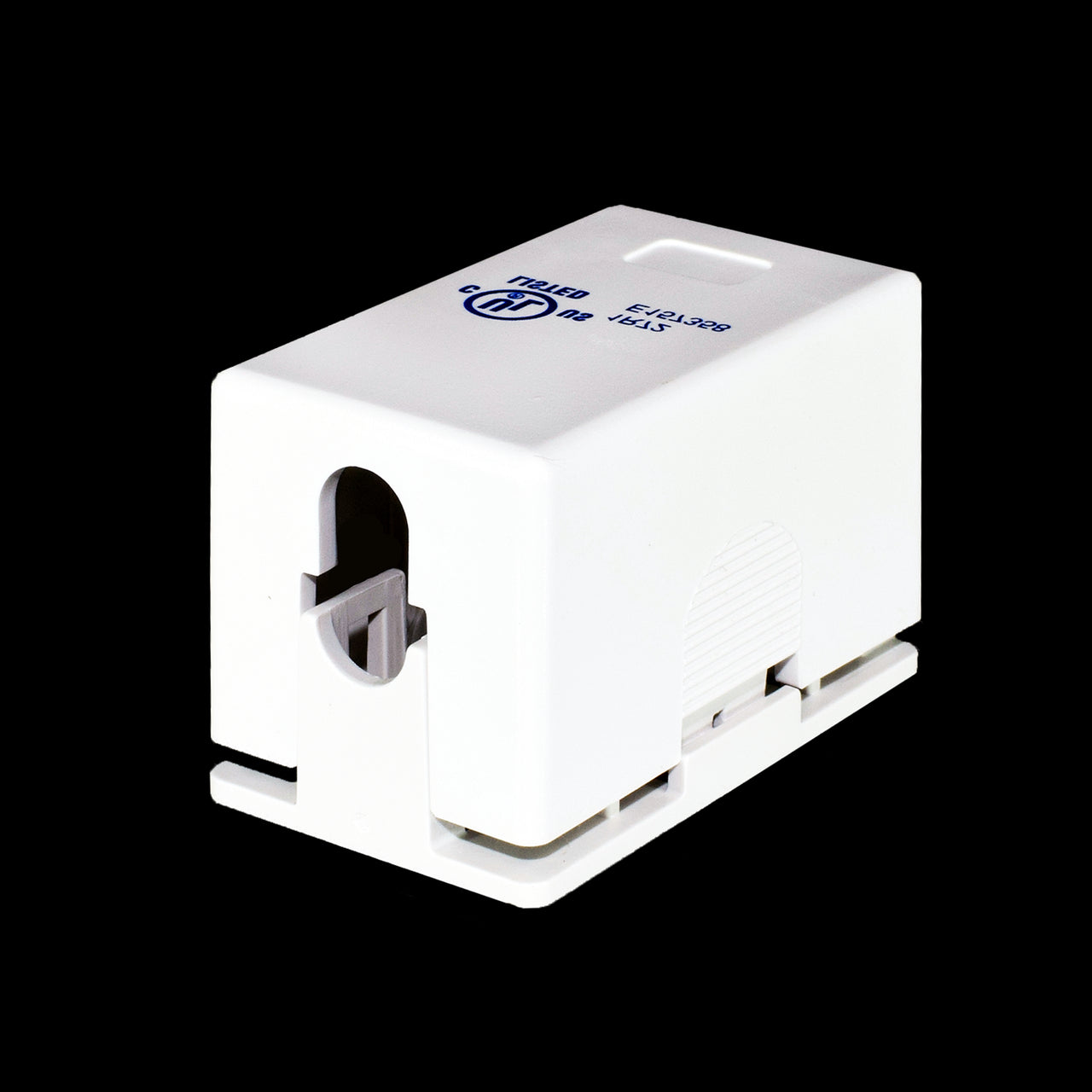 Weltron 1 White Port Surface Mount Box