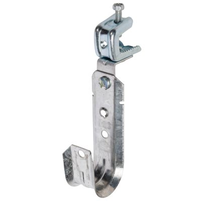 Winnie Industries 1-5/16" J-Hook with Pressed Beam Clamp, 360° Rotation