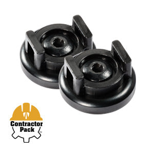 Winnie Industries 16lb Magnetic Cable Tie Manager, 0.19" Tie, All Black