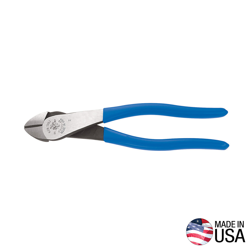 Klein Tools Diagonal Cutting Pliers, Angled Head, 8-Inch