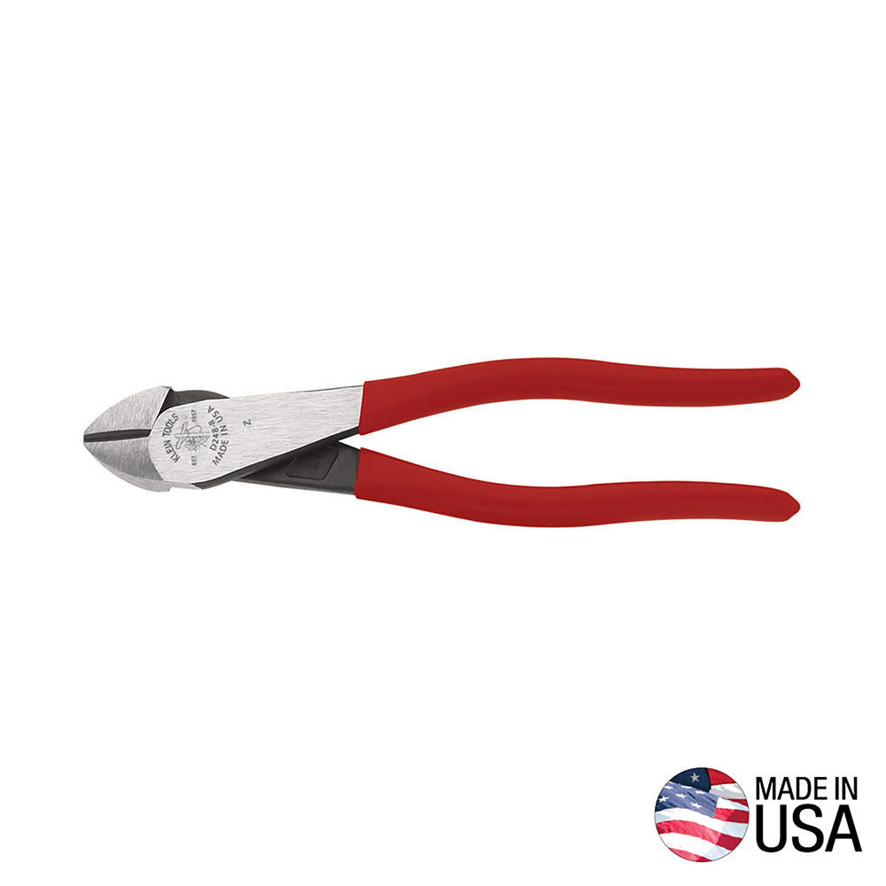 Klein Tools Diagonal Cutting Pliers, Angled Head, Short Jaw, 8-Inch