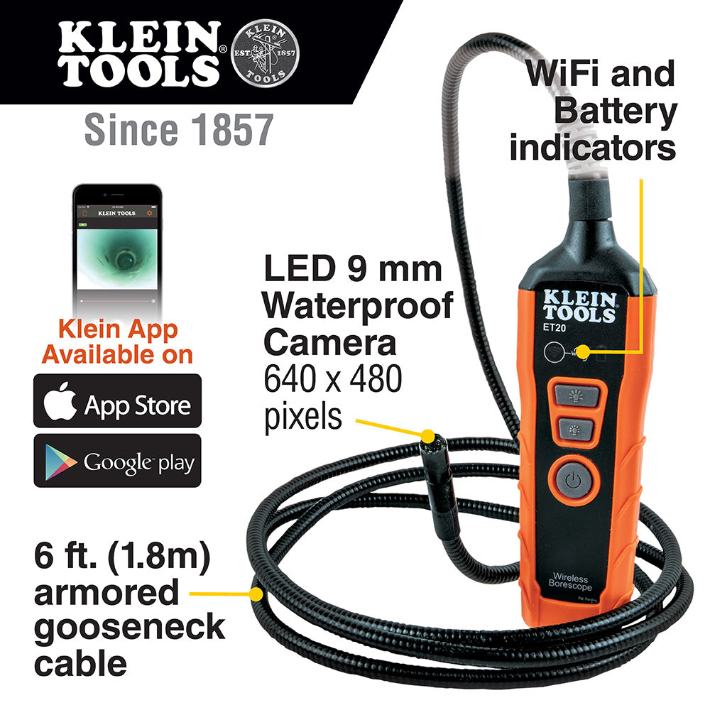 Klein Tools WiFi Borescope