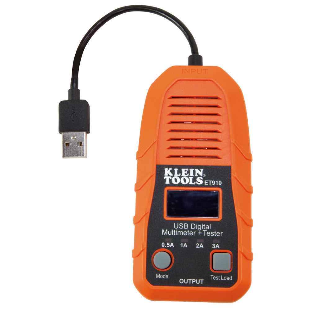 Klein Tools USB Digital Meter and Tester, USB-A (Type A)