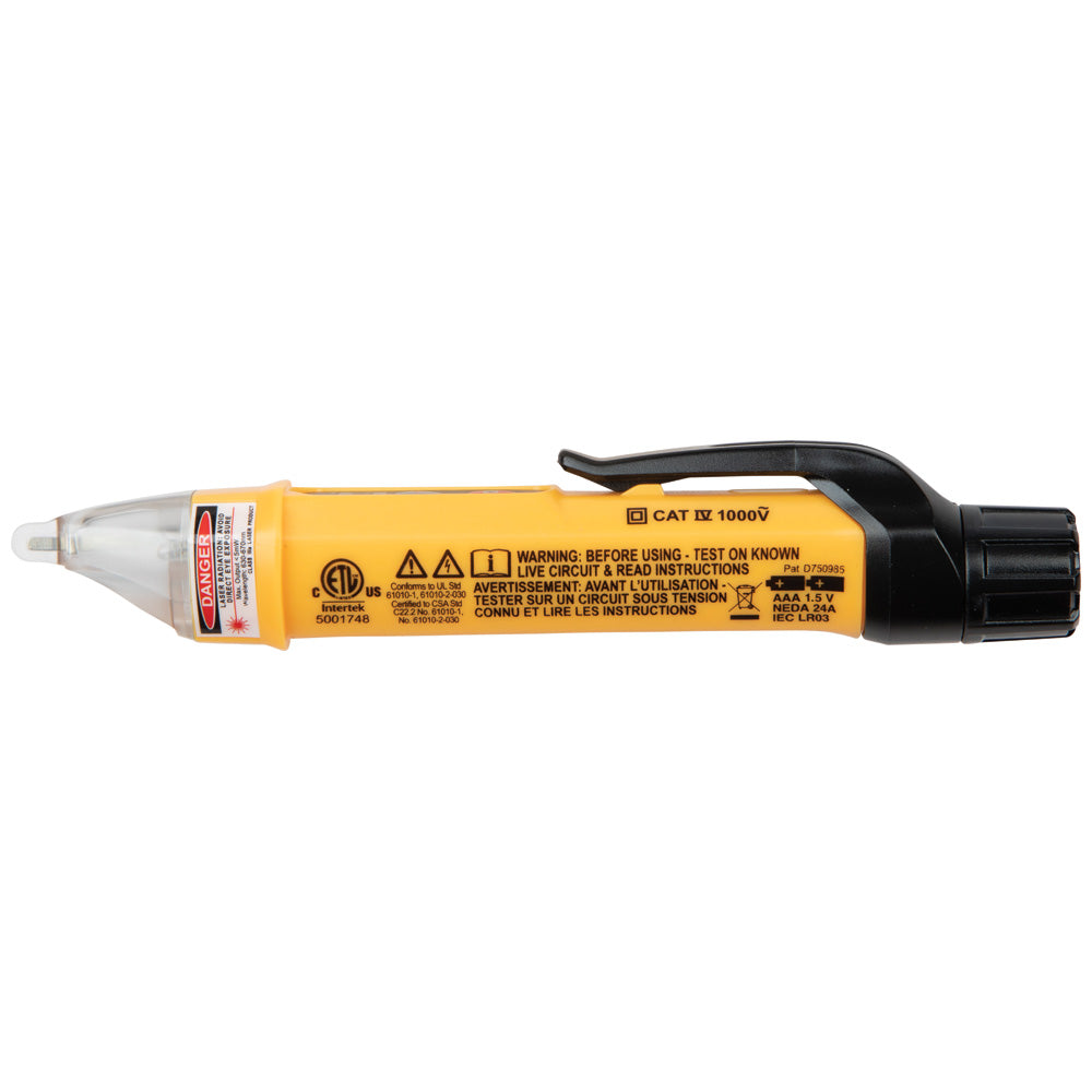 Klein Tools Non-Contact Voltage Tester Pen, Dual Range, with Laser Pointer