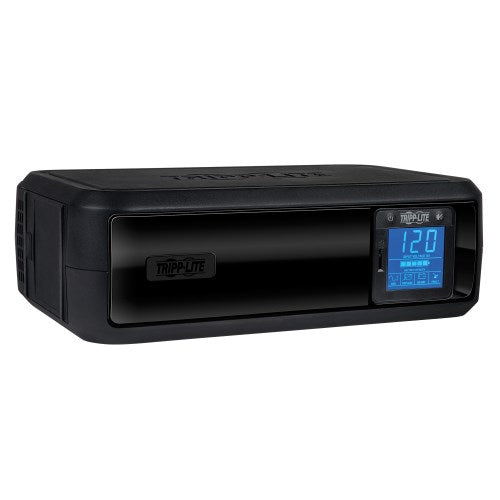 Tripp-Lite 650VA UPS Battery Back Up, 350W, Rack-Mount/Tower, LCD Display, AVR, USB, DB9 (OMNI650LCD)