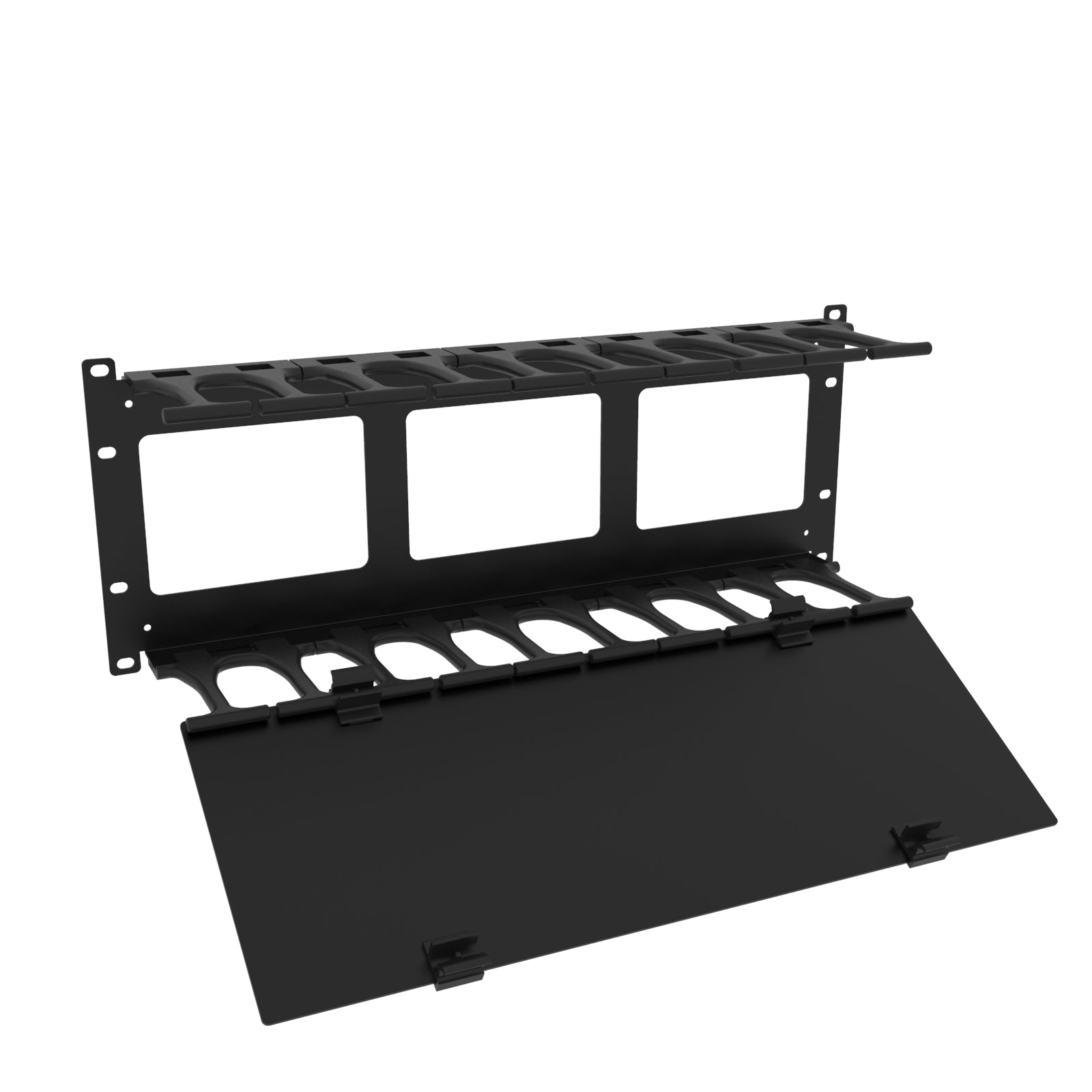 Hammond 4U FINGER MANAGER WITH DOOR