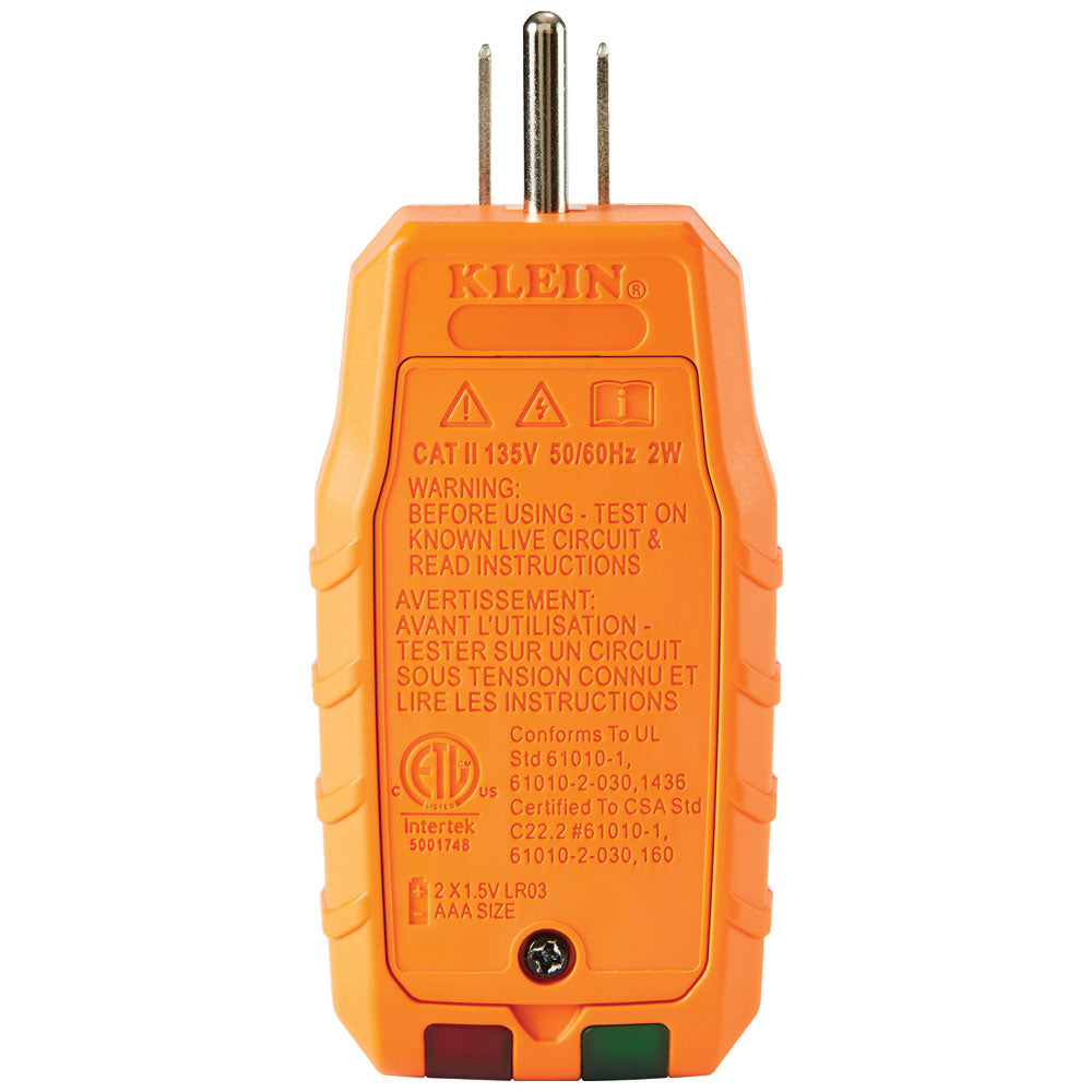 Klein Tools Premium Dual-Range NCVT and GFCI Receptacle Tester Electrical Test Kit