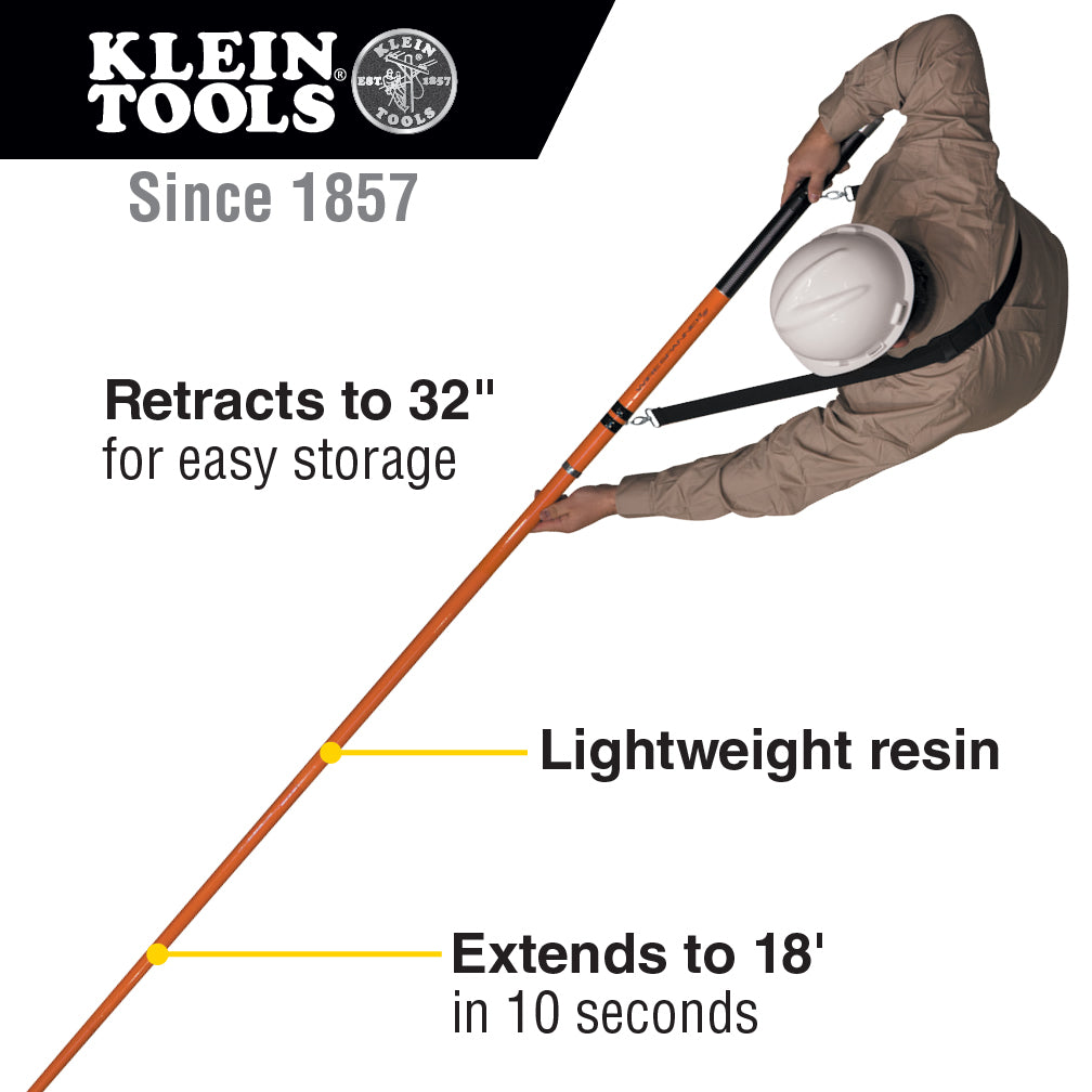 Klein Tools WireSpanner Plus™ Telescopic Pole
