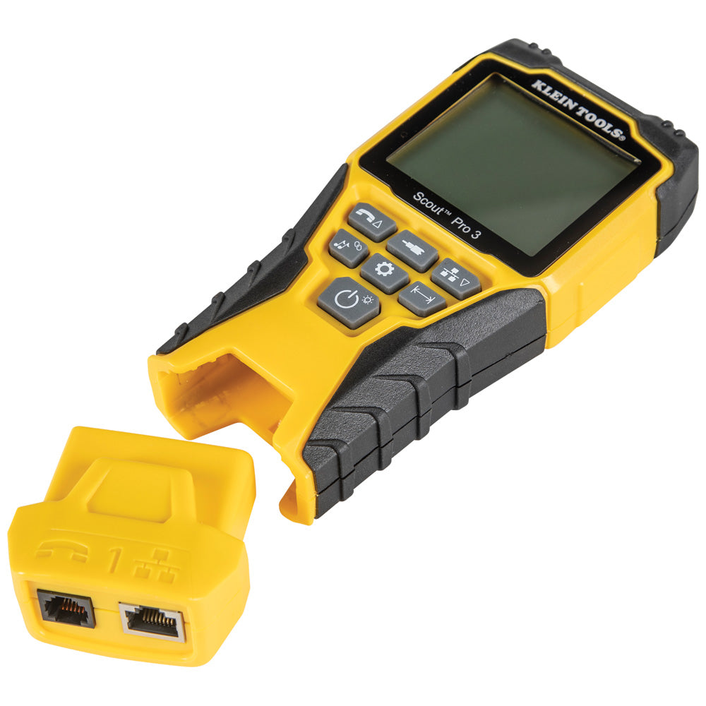 Klein Tools Cable Tester Kit with Scout Pro 3 Tester, Remotes, Adapter, Battery