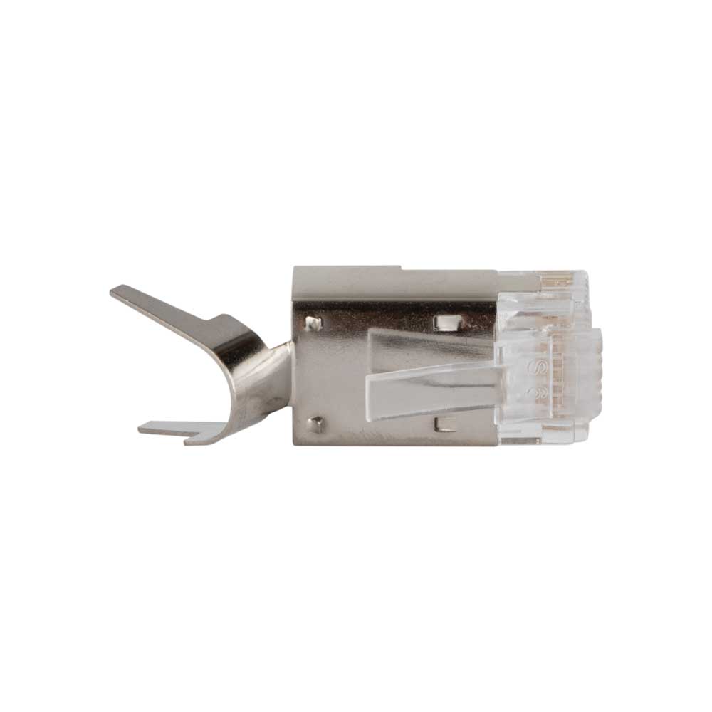 Klein Tools Pass-Thru™ Modular Data Plug, RJ45-CAT6A, Shielded (STP), 100-Pack