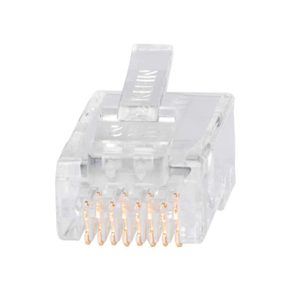Klein Tools Pass-Thru™ Modular Data Plugs, RJ45-CAT6A, UTP 200-Pack
