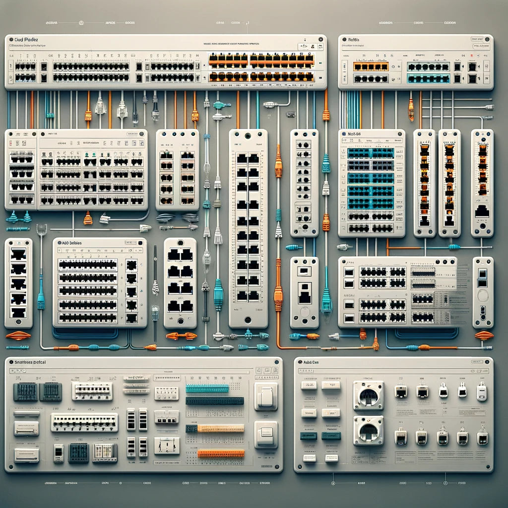 Patch Control Panel Patch Panels Cat5e Cat6 Cat6A 110 Keystone | Weltron ICC