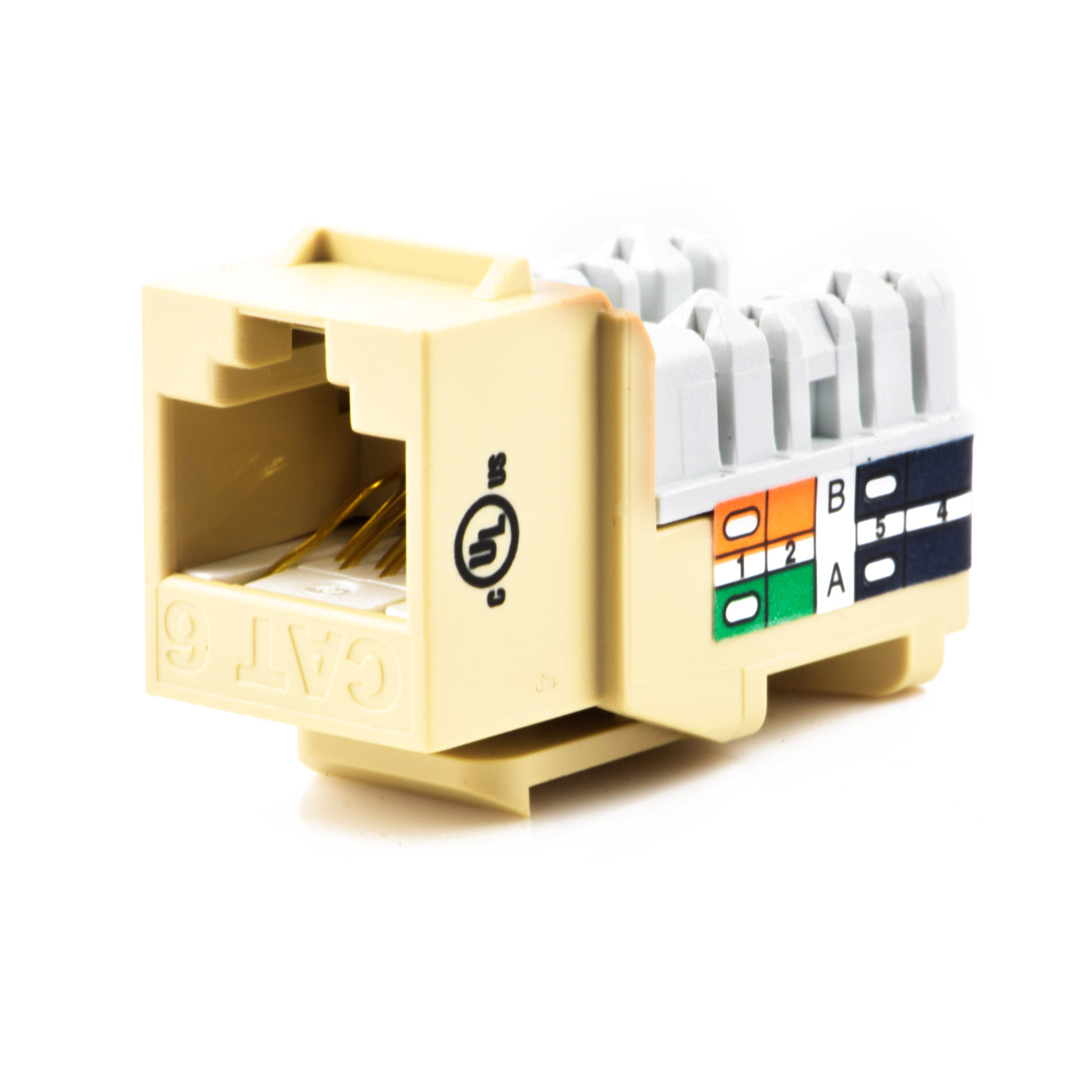 Weltron Category 6 Keystone Punch Down Jack Contractor Pack