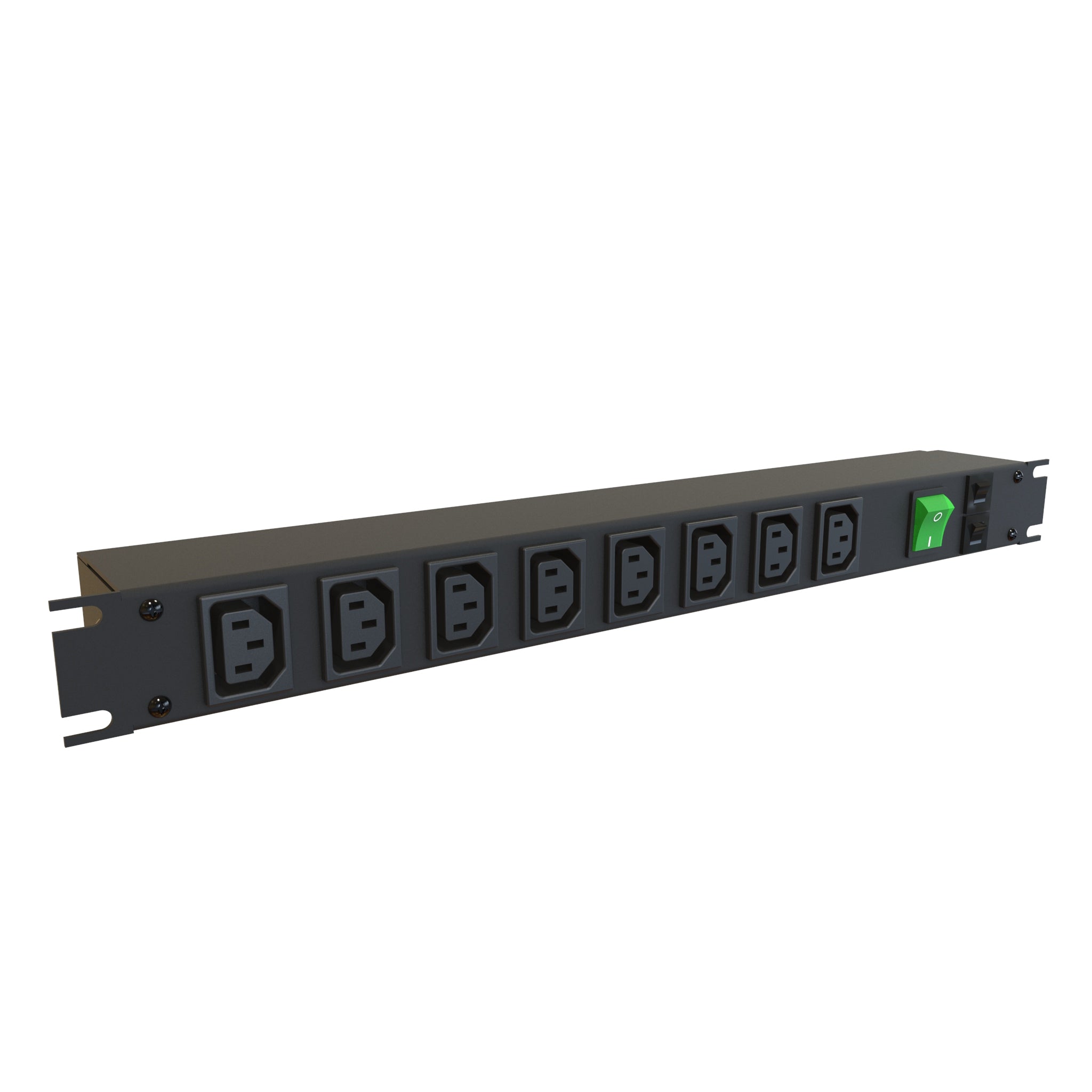 Hammond 19" IEC PBAR, 8 REC FR, DBL PL