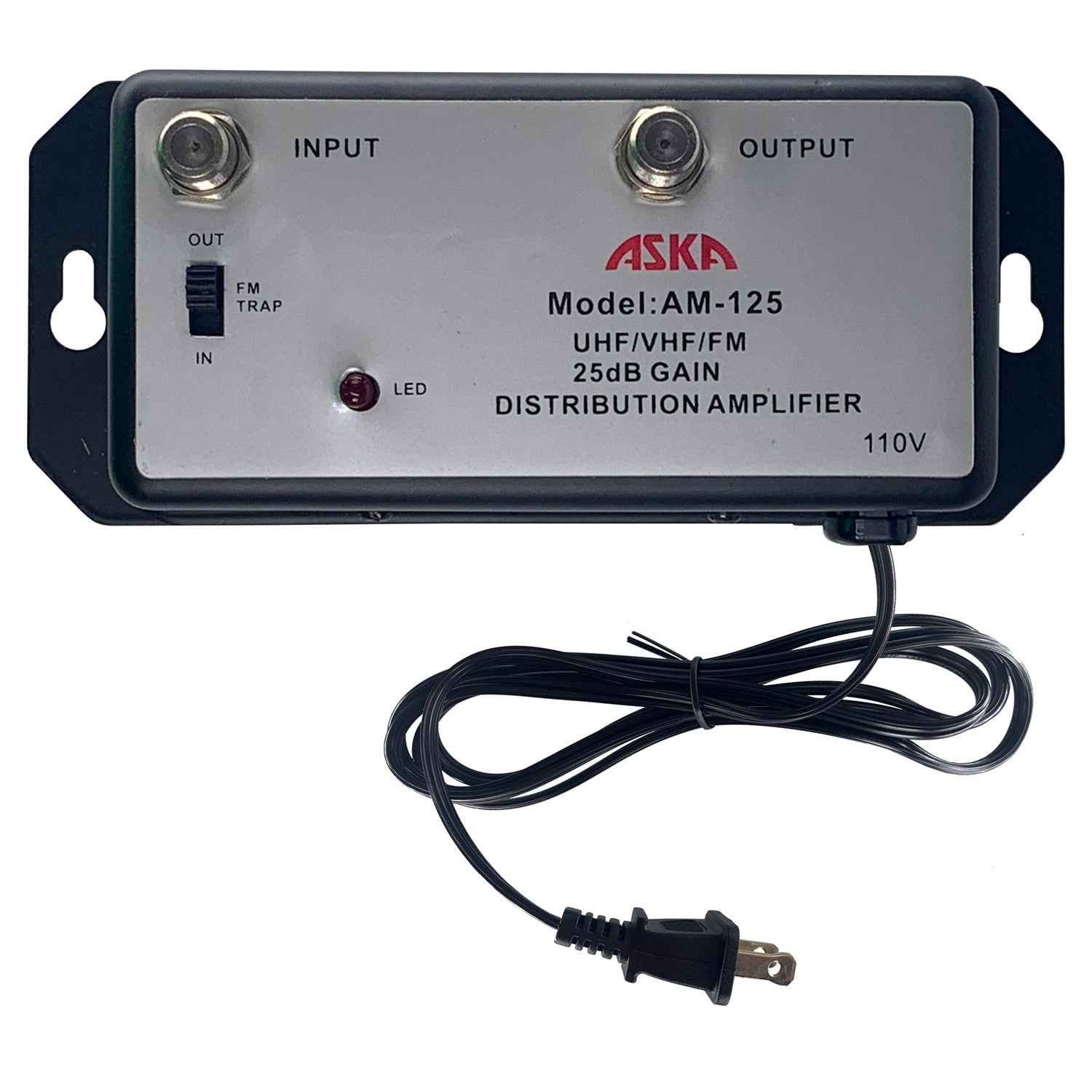 Aska AM-125 25Db Gain Distribution Amplifier