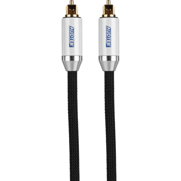 Audtek Premium Toslink Cable Braided Nylon 6'