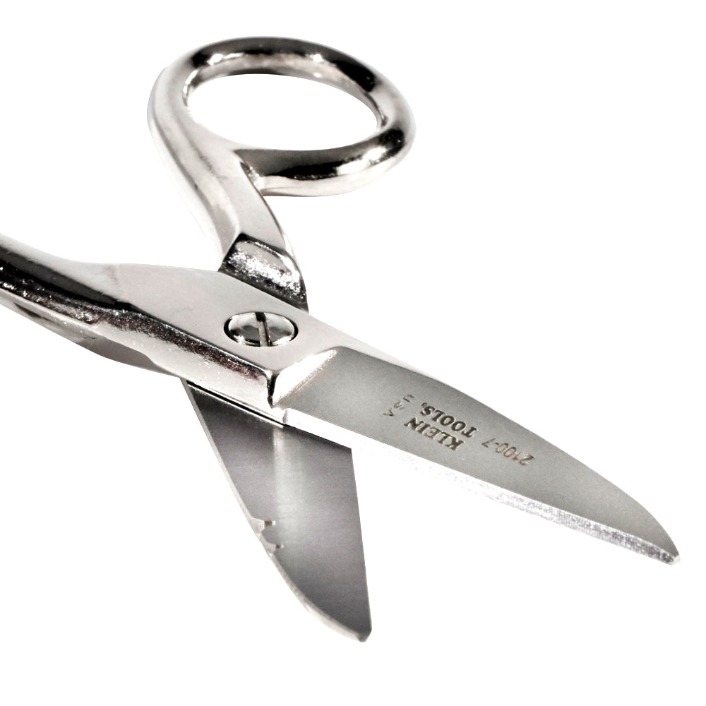 Klein Tools Electrician's Scissors, Nickel Plated