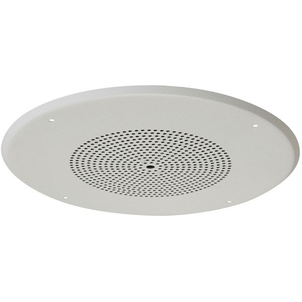 Quam Speakers C10X/BU/WS/VC, 8C10PAX Loudspeaker TBLU-5W 25/70V Transformer with Volume Control BR8ws-Round Studded Baffle White