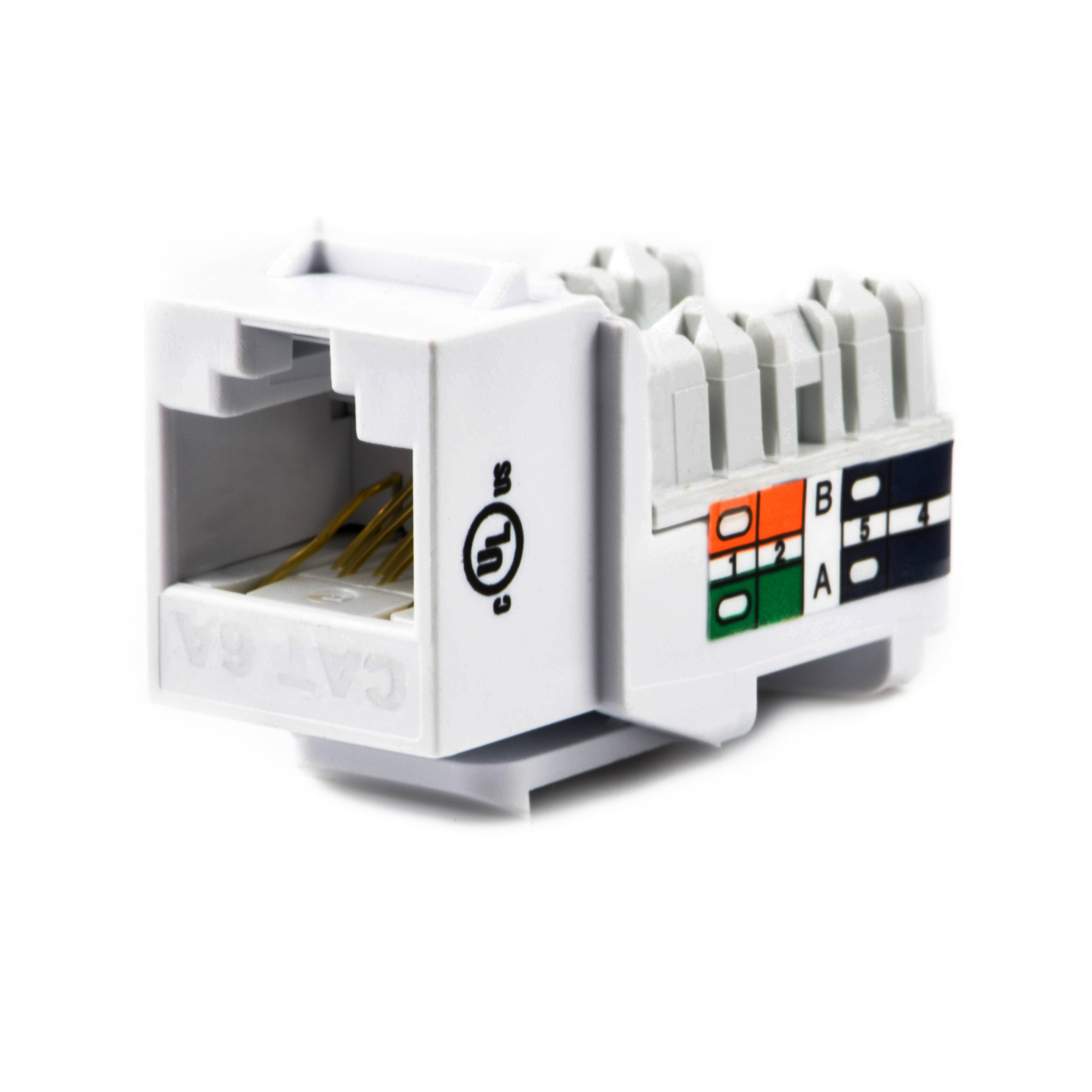 Weltron Category 6 Keystone Punch Down Jack Contractor Pack