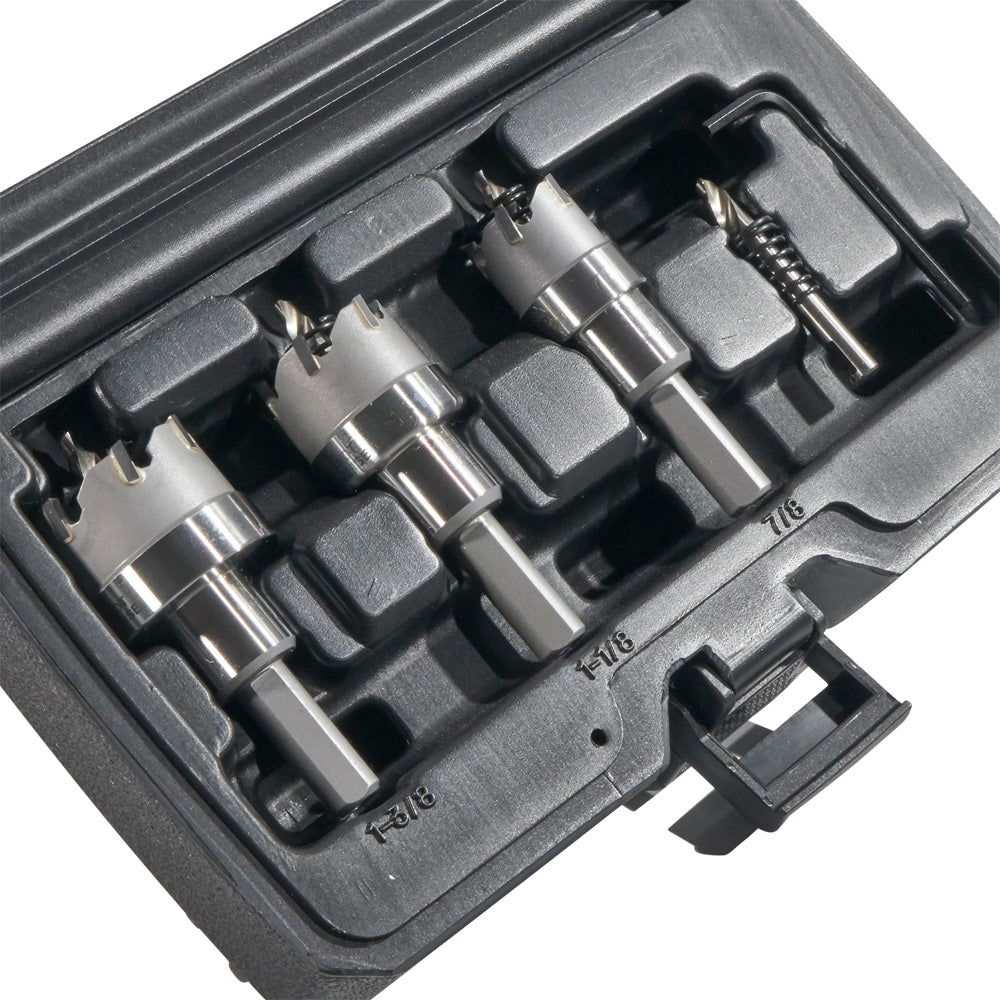 Hole Cutter Kit, Carbide Hole Cutter, 4-Piece - Klein Tools