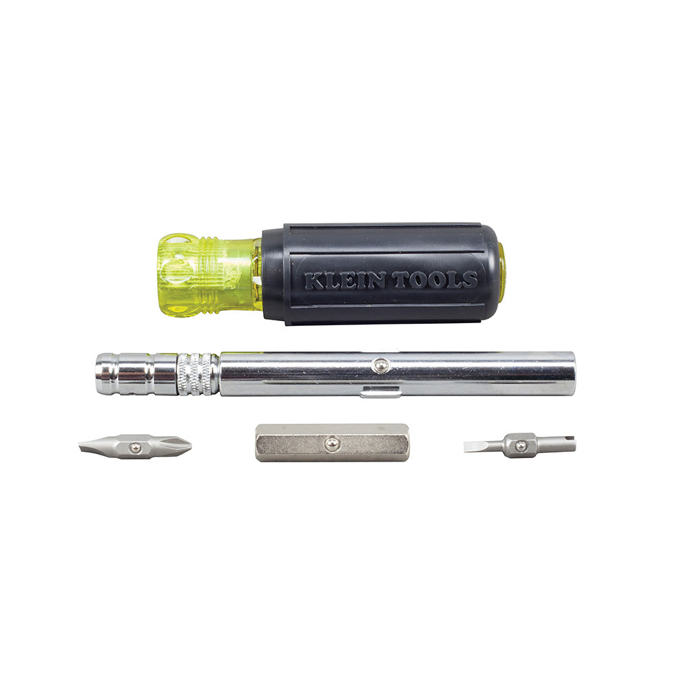 Klein Tools HVAC Slide Drive™ Multi-Bit Screwdriver / Nut Driver, 8-in-1