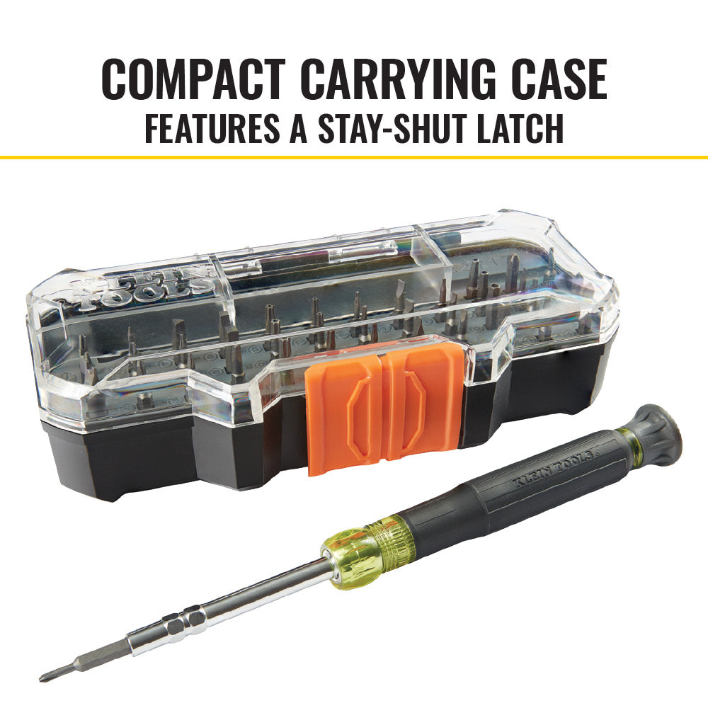 Klein Tools All-in-1 Precision Screwdriver Set with Case