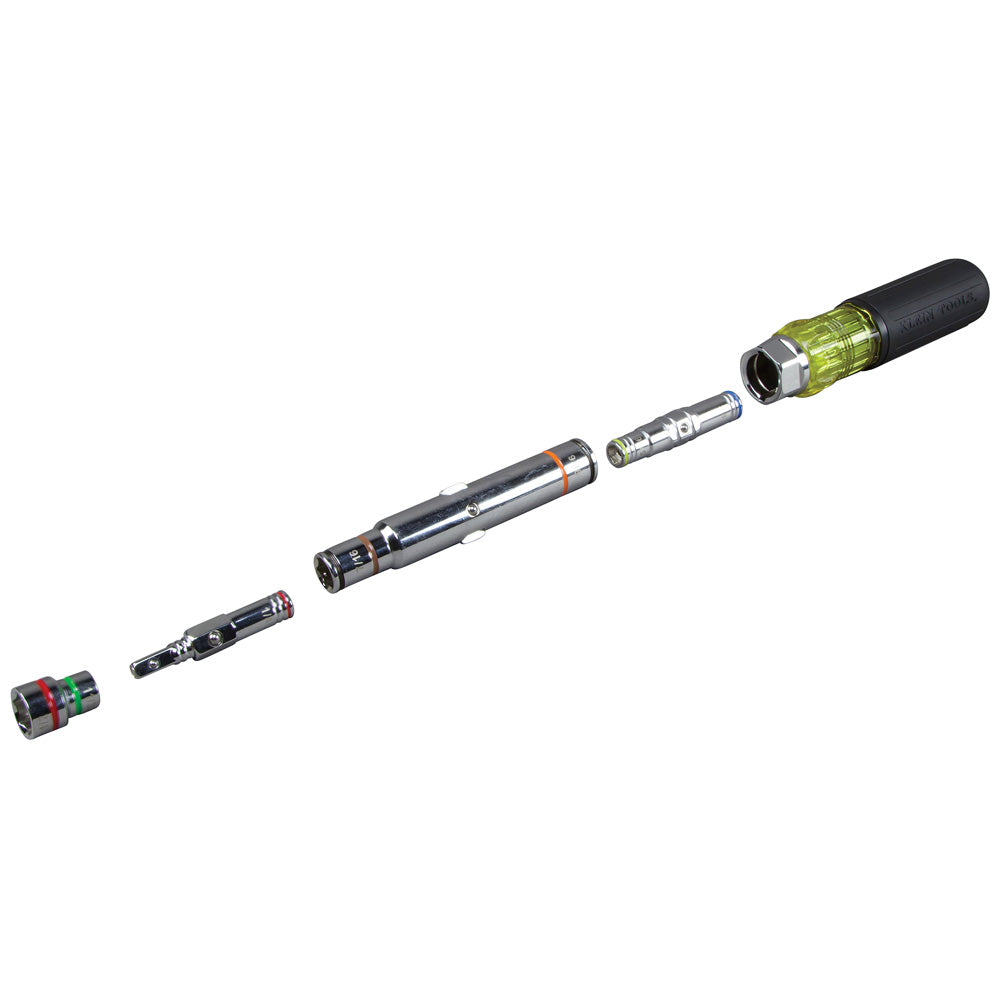 Klein Tools 7-in-1 Multi-Bit Screwdriver / Nut Driver, Magnetic