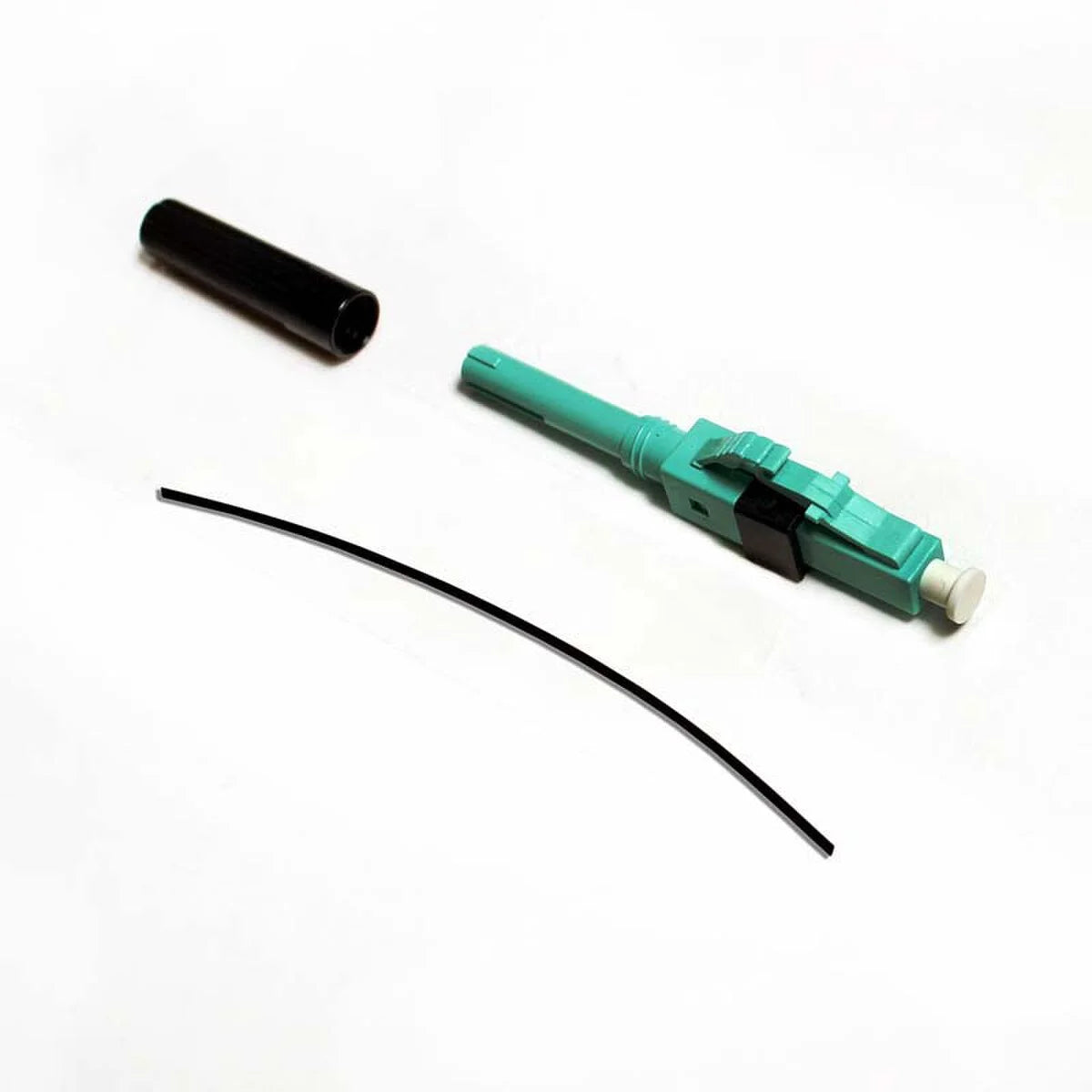Optix 3X 900um Multimode OM4 LC Mechanical Connector (Aqua) – 3XMC-LCU-OM4-09
