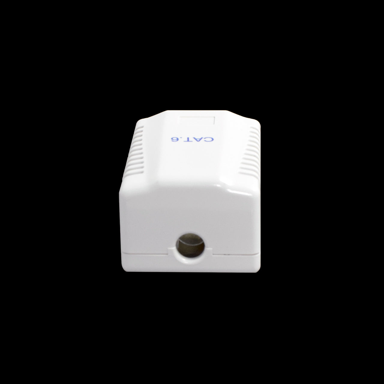 Weltron 1 Port Loaded Category 6 Surface Mount Box