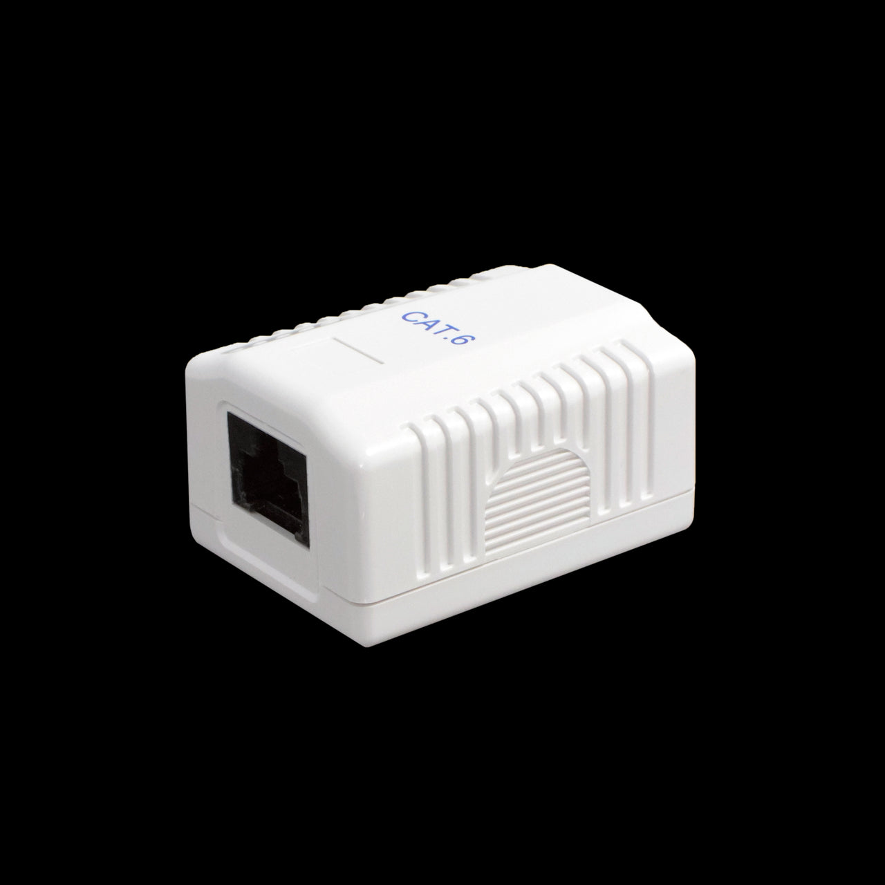 Weltron 1 Port Loaded Category 6 Surface Mount Box