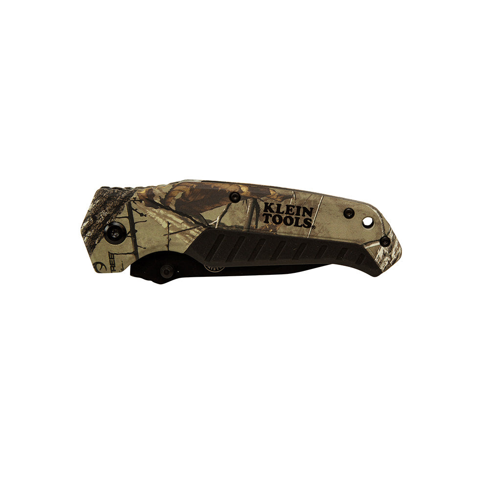Klein Tools Pocket Knife, REALTREE XTRA™ Camo, Tanto Blade