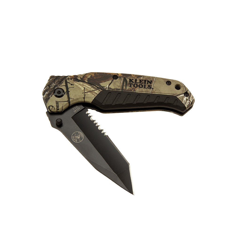 Klein Tools Pocket Knife, REALTREE XTRA™ Camo, Tanto Blade