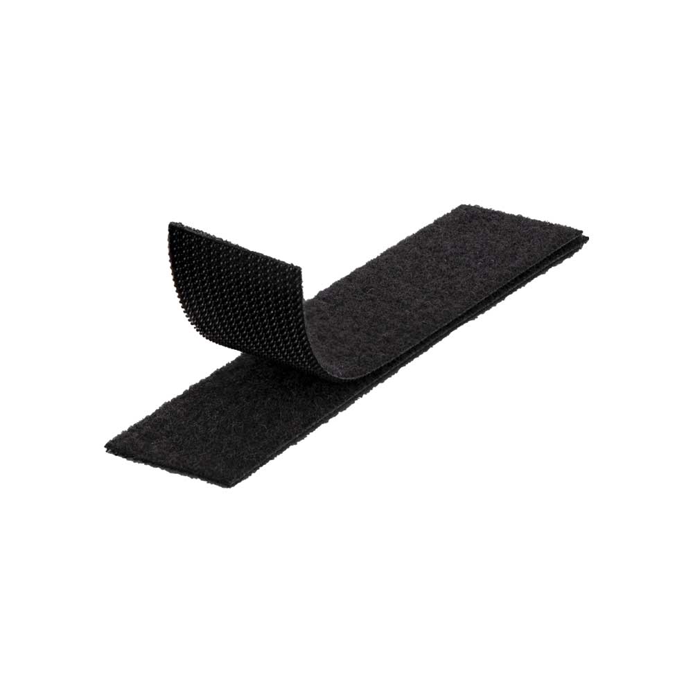 Klein Tools Hook and Loop Tape, 3/4-Inch, 25-Foot, Black, Custom Length Cable Ties