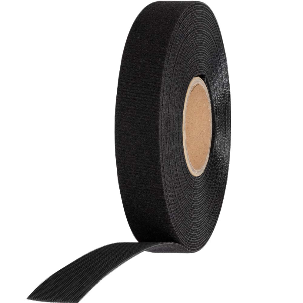 Klein Tools Hook and Loop Tape, 3/4-Inch, 25-Foot, Black, Custom Length Cable Ties