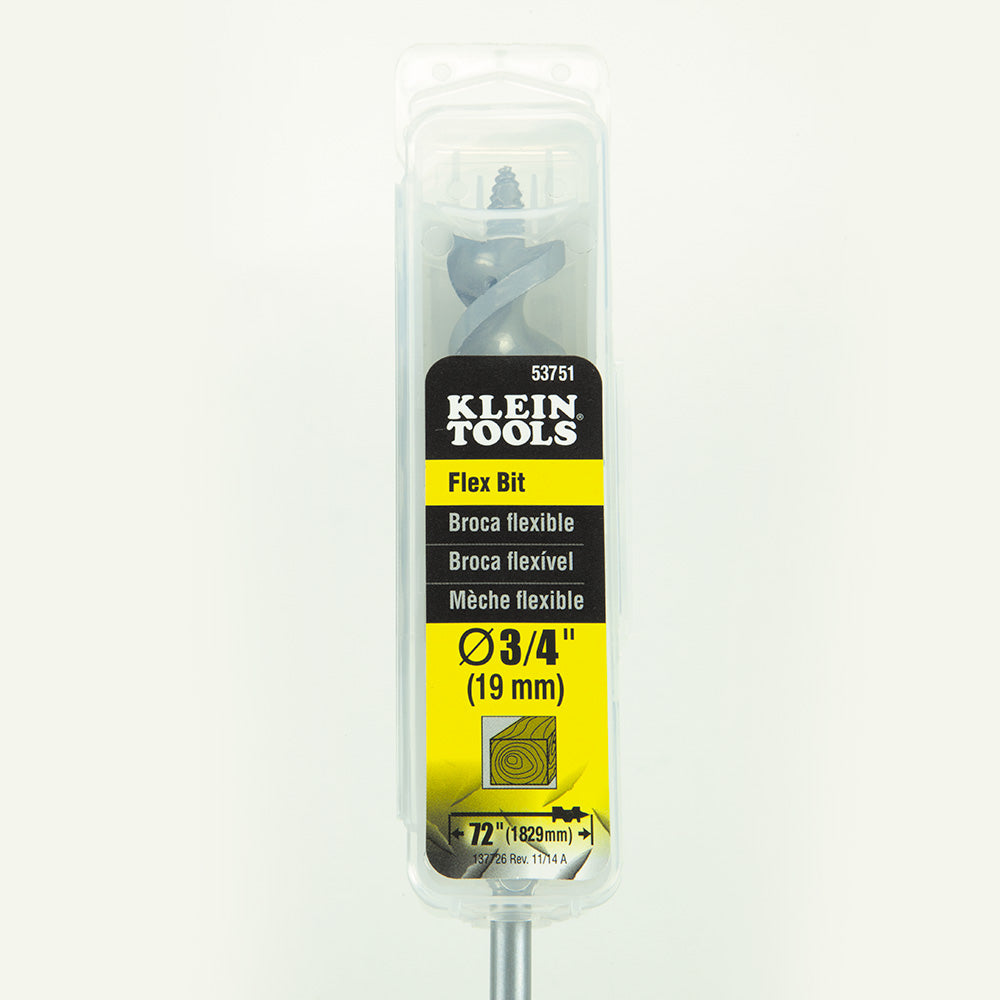 Klein Tools Flex Bit Auger 3/4-Inch by 72-Inch
