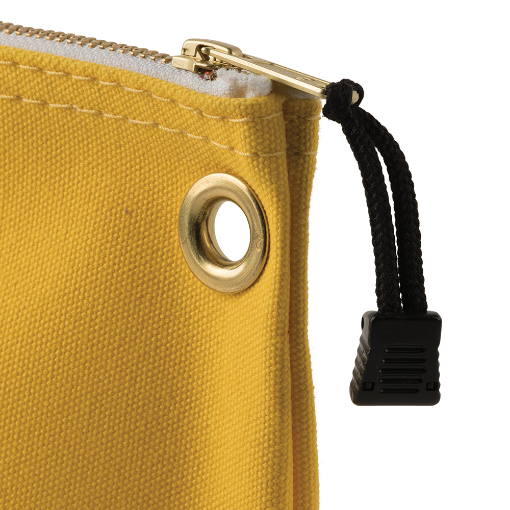 Klein Tools Zipper Bag, Large Canvas Tool Pouch, 18-Inch, Yellow