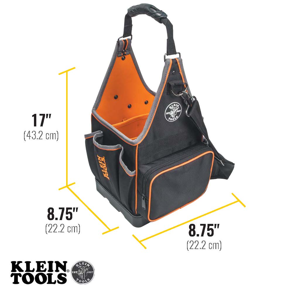 Klein Tools Tool Bag, Tradesman Pro™ Tool Tote, 20 Pockets, 8-Inch