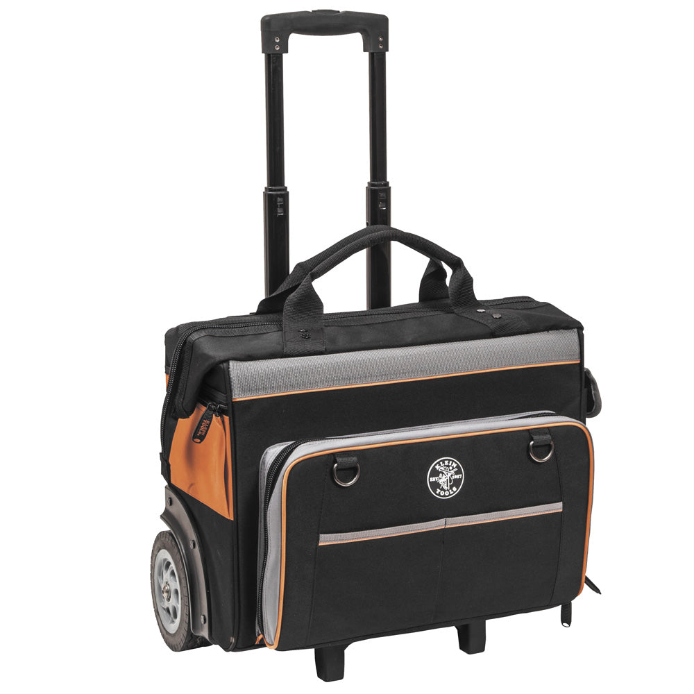 Klein Tools Tool Bag, Tradesman Pro™ Rolling Tool Bag, 24 Pockets, 19-Inch