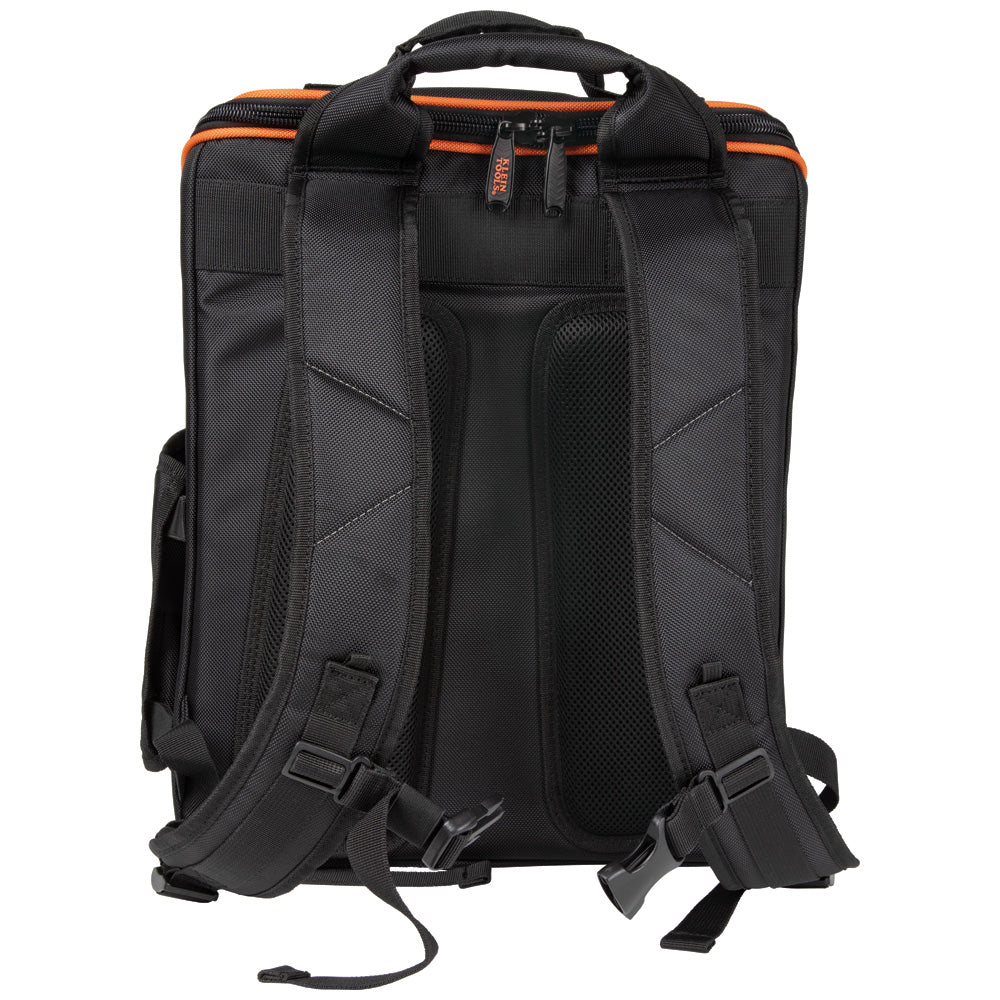 Klein Tools Tradesman Pro Tool Station Tool Bag Backpack with Built-In Work Light