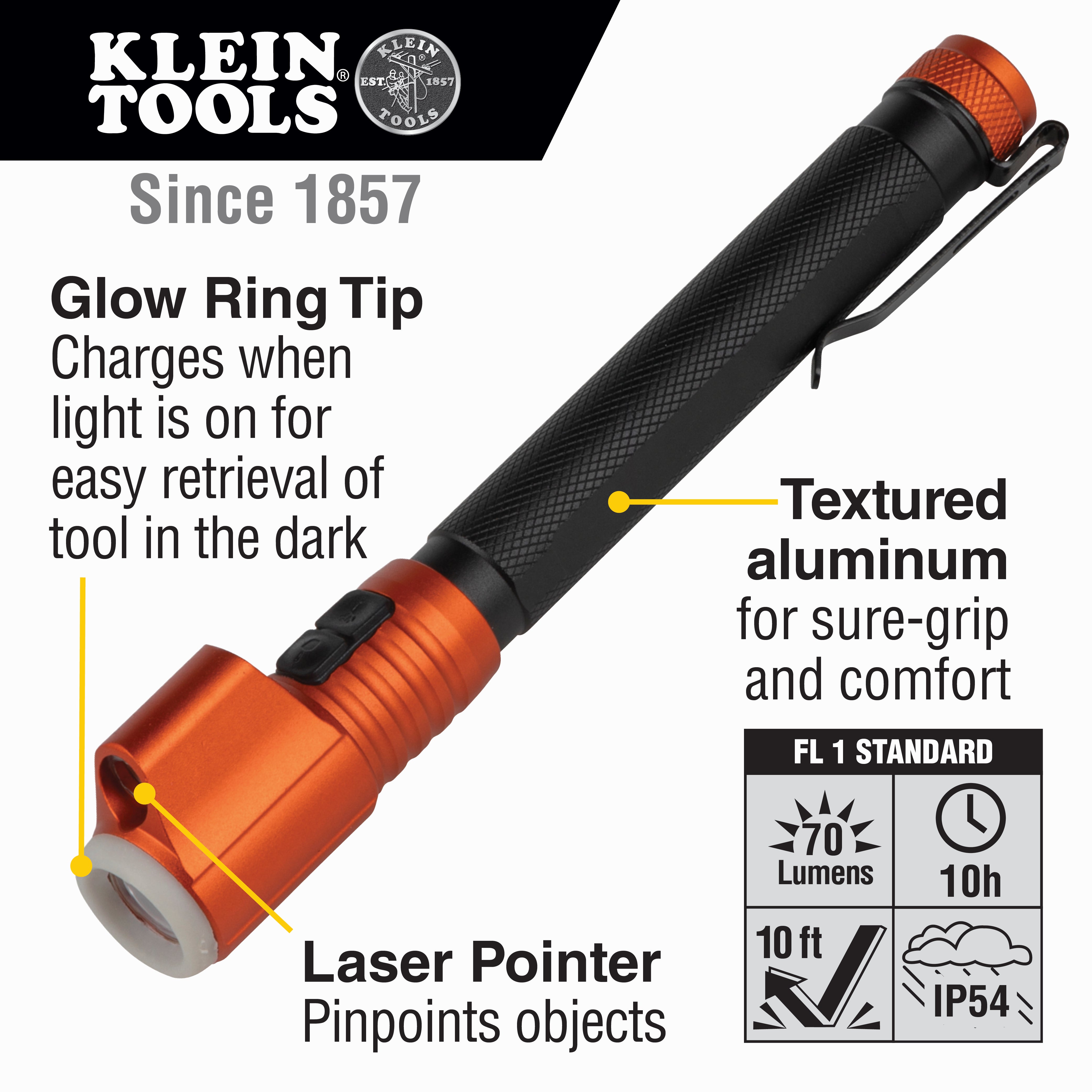 Klein Tools Inspection Pen Light With Laser