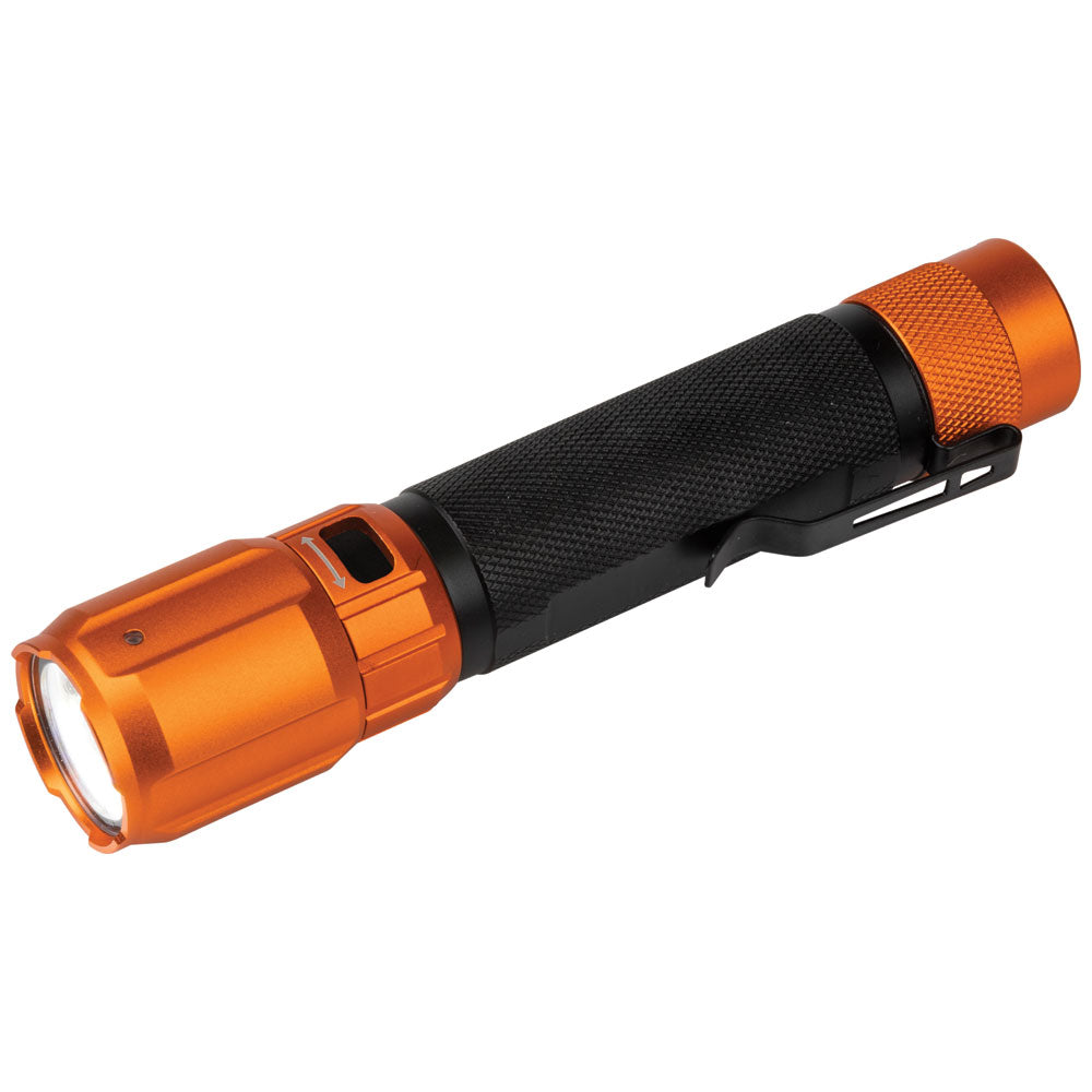 Klein Tools Rechargeable 2-Color LED Flashlight with Holster