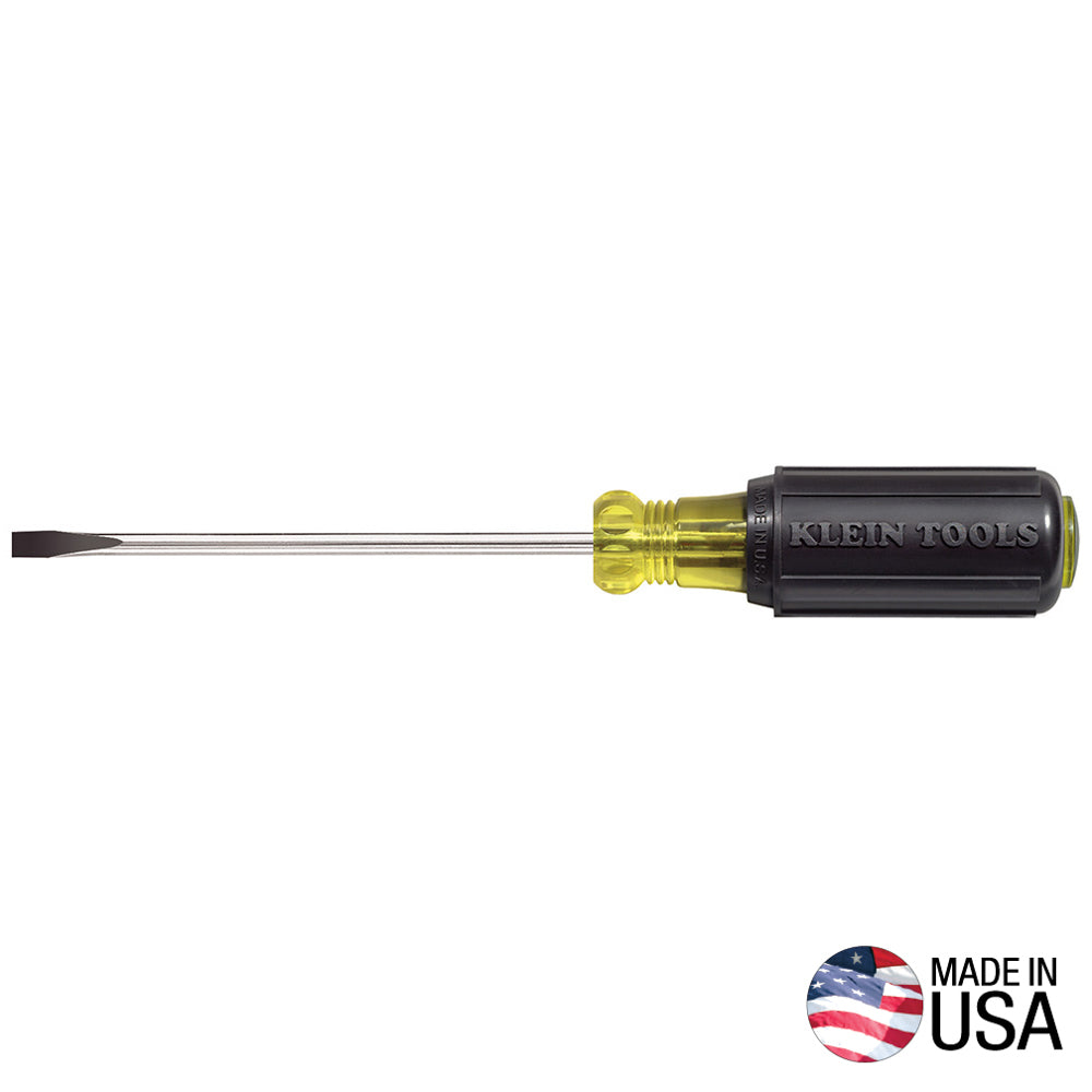Klein Tools 3/16-Inch Cabinet Tip Screwdriver 4-Inch
