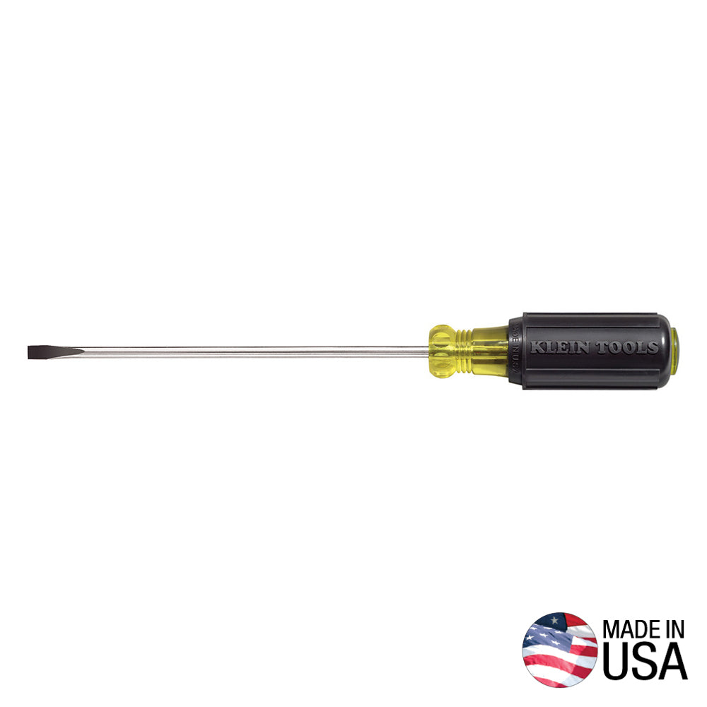 Klein Tools 3/16-Inch Cabinet Tip Screwdriver 6-Inch