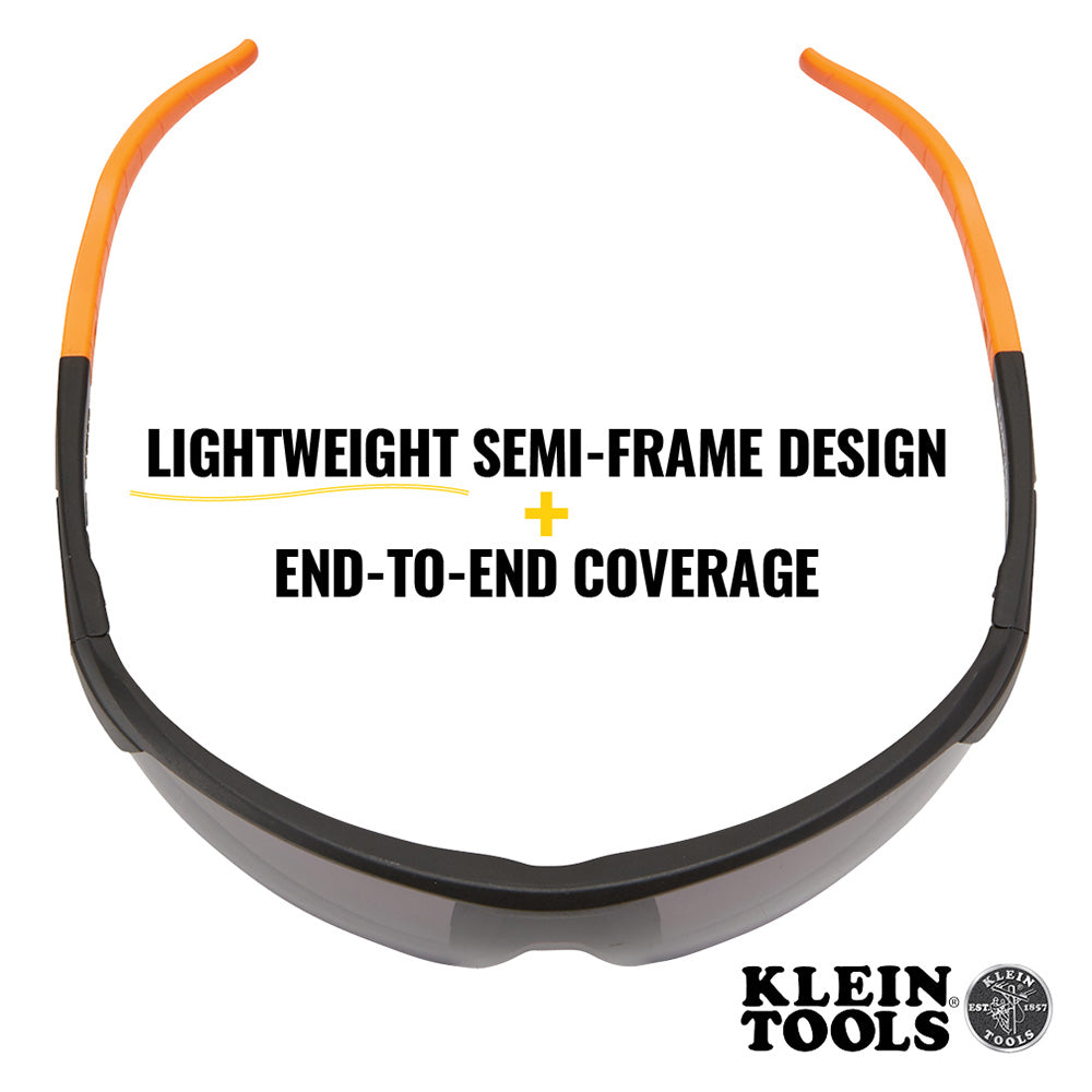 Klein Tools Standard Safety Glasses, Gray Lens