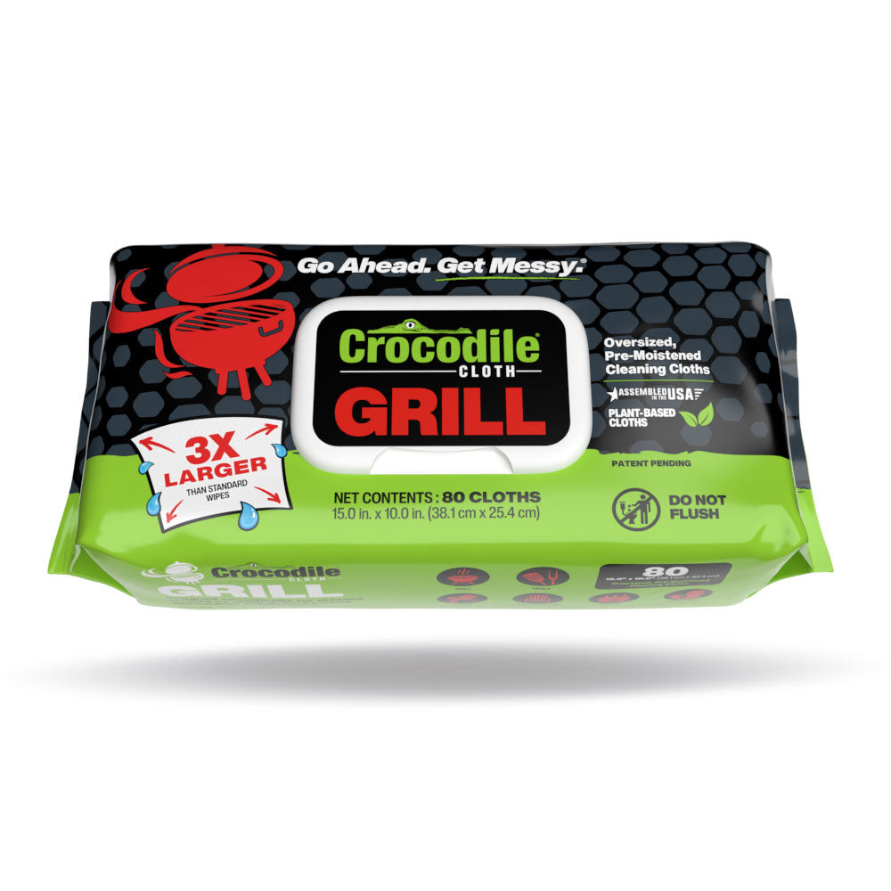 Crocodile Cloth® Grill Wipes 80/Pack