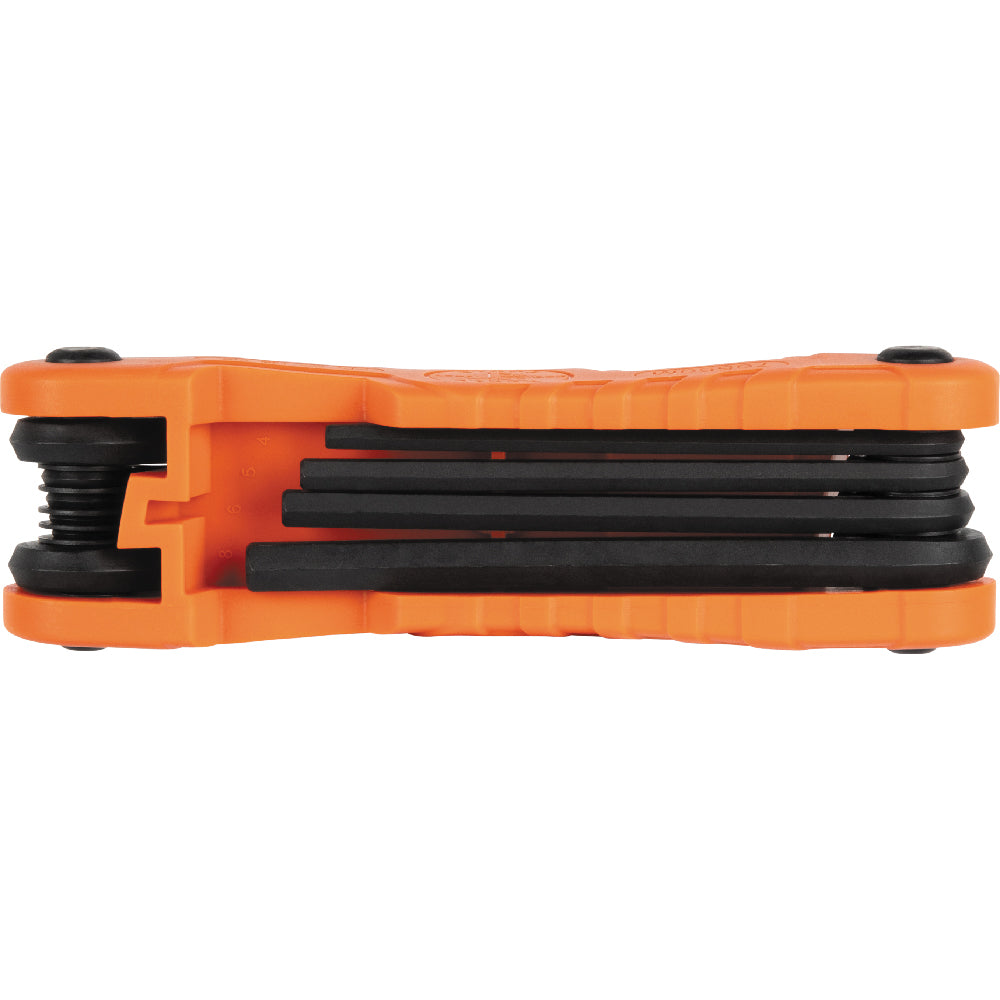 Klein Tools Pro Folding Hex Key Set, 11-Key, SAE Sizes
