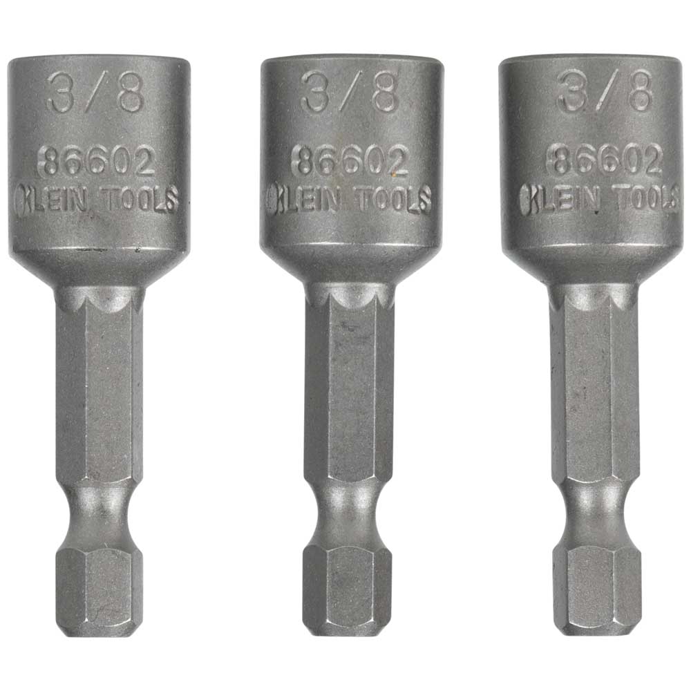 Klein Tools 1/4-Inch Magnetic Hex Drivers, 3-Pack
